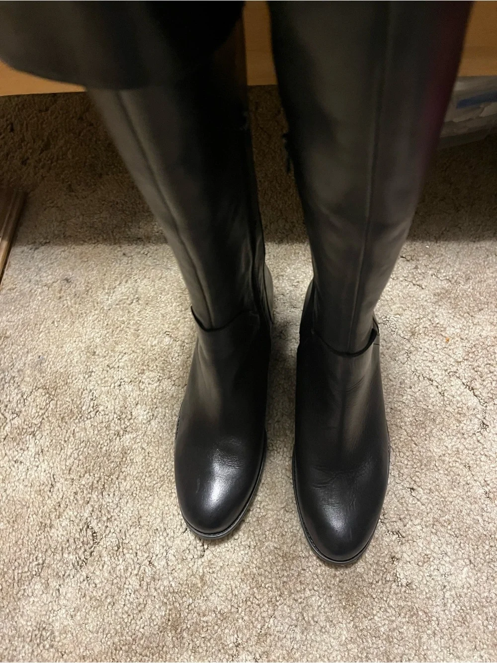 Vince Camuto Black/Black VC-BRIELLA Boot Box